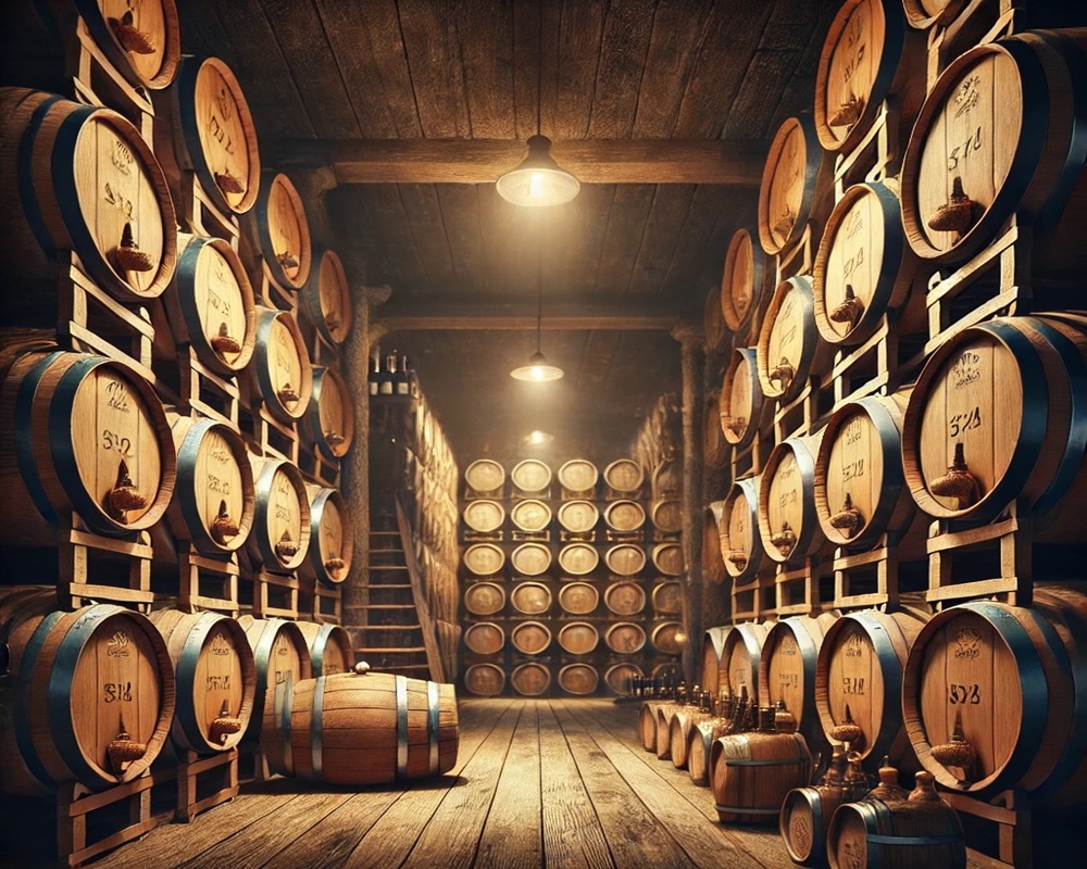 Oak Barrels for Wine Aging